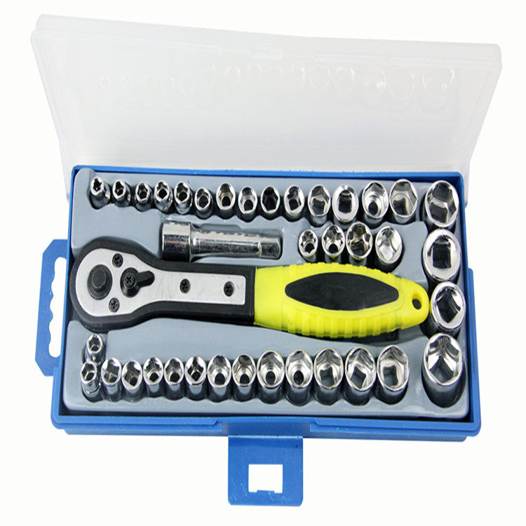 Household 40-piece sleeve set Auto repair tool set wrench set PR005#