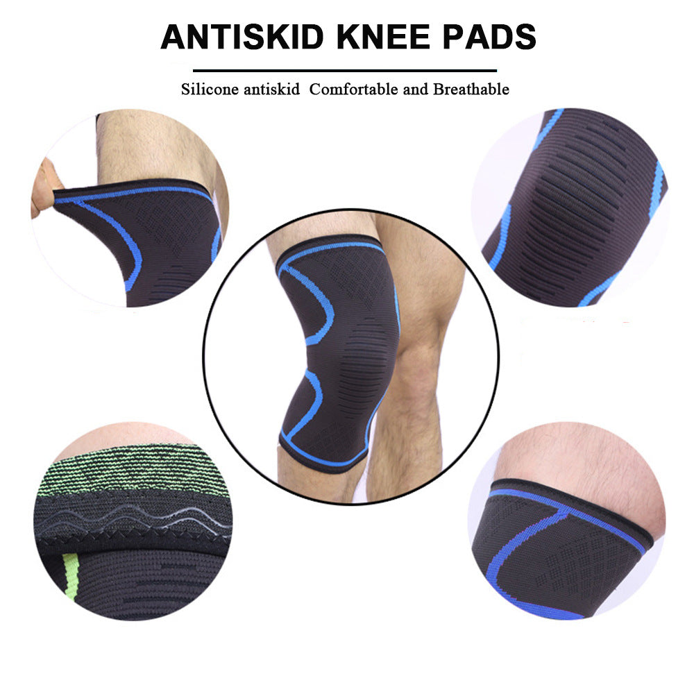 Knitted nylon outdoor mountaineering thermal knee pads for men and women PE003#