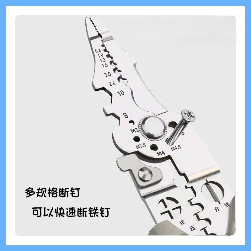 Multifunctional electrician's pliers scissors tools Ver010#