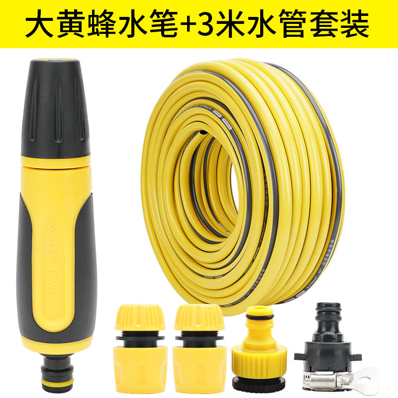 High pressure water nozzle + hose