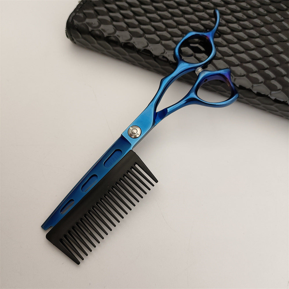 hair scissors with comb HS002# 6.0 "