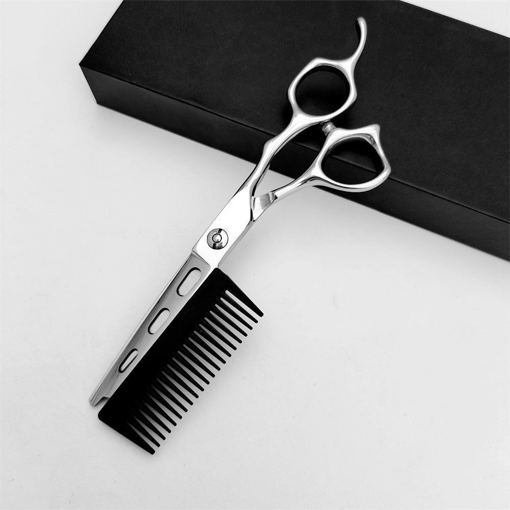 hair scissors with comb HS002# 6.0 "